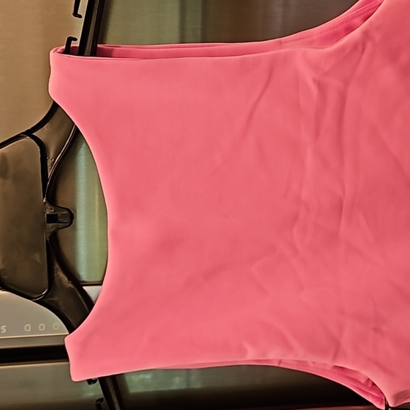 💕GIRLFRIEND COLLECTIVE💕 Bella Scoop Neck Tank Top ~ Bubblegum Pink Small S NWT - Picture 8 of 11